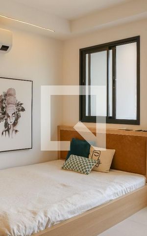 Studio à venda com 25m², 1 quarto e sem vaga Studio à venda com 25m², 1 quarto e sem vagaSala Quarto