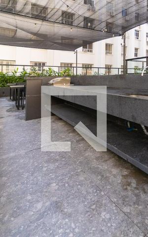 Apartamento para alugar com 32m², 1 quarto e sem vagaÁrea Gourmet Espelho Churrasqueira 