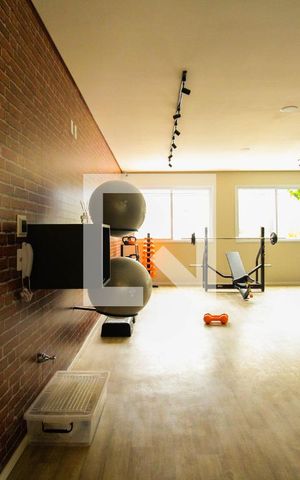 Apartamento para alugar com 37m², 2 quartos e sem vaga Apartamento para alugar com 37m², 2 quartos e sem vagaÁrea comum - Academia