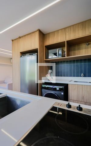Apartamento à venda com 60m², 1 quarto e 1 vaga Apartamento à venda com 60m², 1 quarto e 1 vagaCozinha e Área de Serviço
