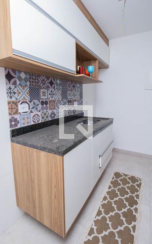 Apartamento à venda com 29m², 1 quarto e sem vaga Apartamento à venda com 29m², 1 quarto e sem vagaCozinha e Área de Serviço