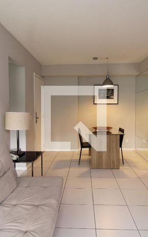 Apartamento para alugar com 68m², 1 quarto e 2 vagasSala