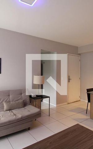 Apartamento para alugar com 68m², 1 quarto e 2 vagasSala