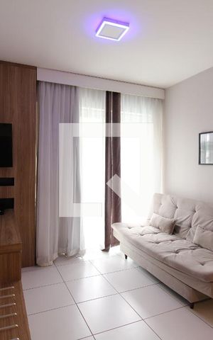 Apartamento para alugar com 68m², 1 quarto e 2 vagasSala