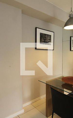 Apartamento para alugar com 68m², 1 quarto e 2 vagasSala