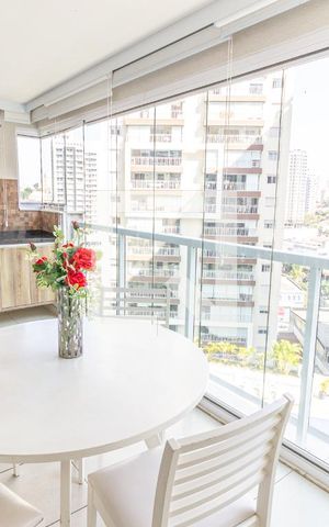 Studio para alugar com 55m², 1 quarto e 1 vaga Studio para alugar com 55m², 1 quarto e 1 vagaVaranda gourmet