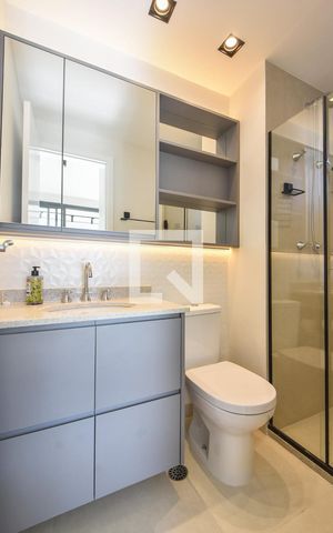 Apartamento à venda com 31m², 1 quarto e sem vagaBanheiro 