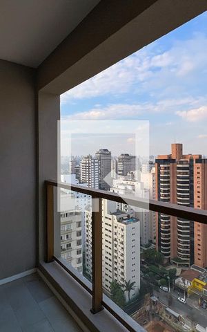 Studio para alugar com 26m², 1 quarto e sem vagaVaranda