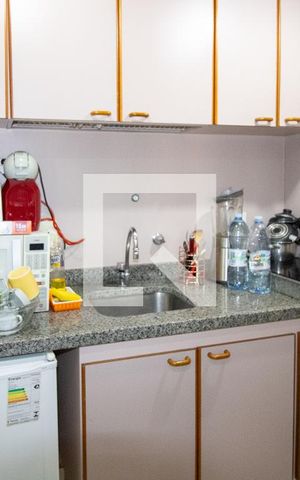 Studio à venda com 37m², 1 quarto e 1 vagaCozinha- panorâmica