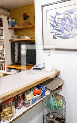 Studio à venda com 37m², 1 quarto e 1 vagaCozinha- balcão