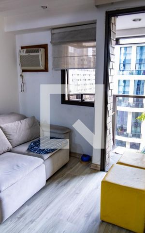 Studio à venda com 37m², 1 quarto e 1 vagaSala- panorâmica vista quarto e terraço