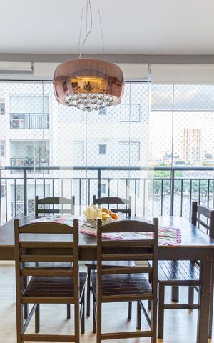 Apartamento à venda com 94m², 3 quartos e 2 vagas Apartamento à venda com 94m², 3 quartos e 2 vagasVaranda gourmet