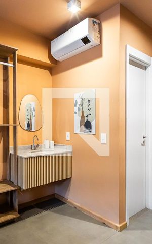 Apartamento para alugar com 27m², 1 quarto e sem vagaBanheiro