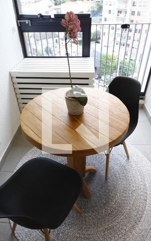 Studio para alugar com 28m², 1 quarto e sem vagaVaranda