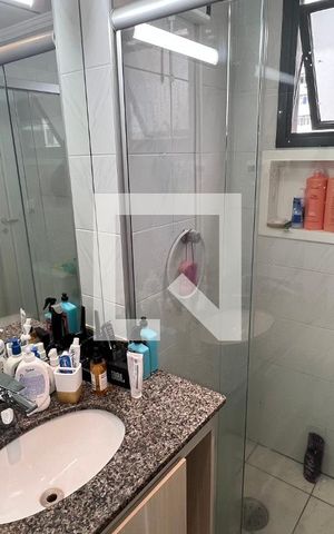 Apartamento para alugar com 48m², 2 quartos e 1 vaga Apartamento para alugar com 48m², 2 quartos e 1 vagaBanheiro