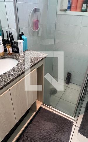 Apartamento para alugar com 48m², 2 quartos e 1 vaga Apartamento para alugar com 48m², 2 quartos e 1 vagaBanheiro
