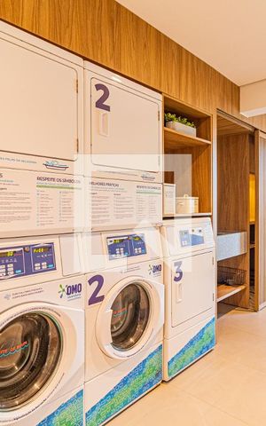 Apartamento para alugar com 26m², 1 quarto e sem vaga Apartamento para alugar com 26m², 1 quarto e sem vagaLavanderia Prédio