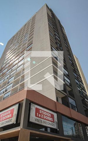 Studio para alugar com 29m², 1 quarto e 1 vaga Studio para alugar com 29m², 1 quarto e 1 vagaFachada e portaria