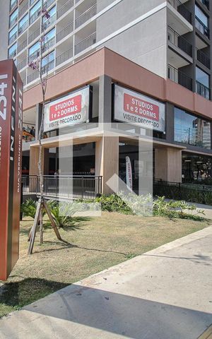 Studio para alugar com 29m², 1 quarto e 1 vaga Studio para alugar com 29m², 1 quarto e 1 vagaFachada e portaria