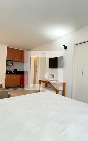 Studio para alugar com 24m², 1 quarto e sem vagaSala/quarto/Cozinha 