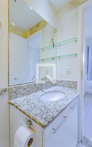 Apartamento para alugar com 35m², 1 quarto e 1 vaga Apartamento para alugar com 35m², 1 quarto e 1 vagaBanheiro da Suíte