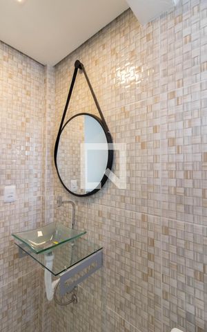 Studio para alugar com 22m², 1 quarto e sem vaga Studio para alugar com 22m², 1 quarto e sem vagaBanheiro