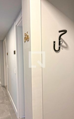 Studio para alugar com 28m², 1 quarto e 1 vagaBicicletário