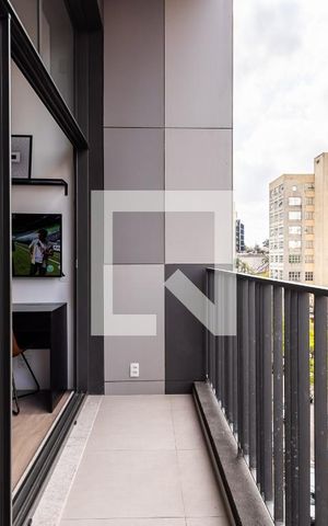 Apartamento à venda com 27m², 1 quarto e sem vagaVaranda