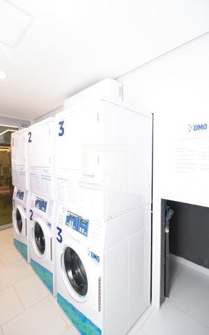 Studio à venda com 28m², 1 quarto e sem vagaLavanderia