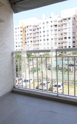 Apartamento à venda com 48m², 2 quartos e 1 vagaVaranda