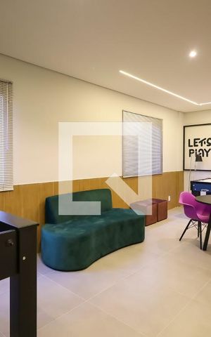 Apartamento à venda com 35m², 1 quarto e sem vaga Apartamento à venda com 35m², 1 quarto e sem vagaÁrea comum - Salão de Jogos