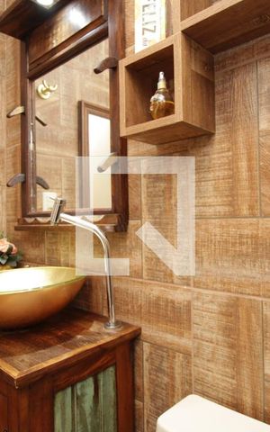 Casa de condomínio à venda com 118m², 2 quartos e 1 vagaBanheiro - torneira
