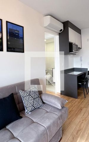 Studio para alugar com 31m², 1 quarto e sem vaga Studio para alugar com 31m², 1 quarto e sem vagaSala