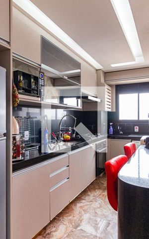 Apartamento à venda com 35m², 2 quartos e 1 vagaCozinha e área de serviço