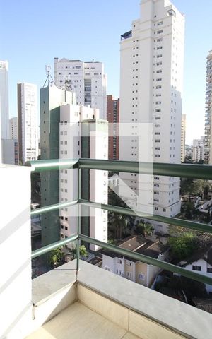 Apartamento para alugar com 60m², 1 quarto e 2 vagasVaranda da Sala