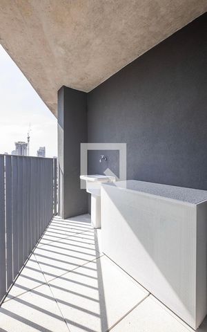 Apartamento para alugar com 63m², 1 quarto e 1 vaga Apartamento para alugar com 63m², 1 quarto e 1 vagaVaranda