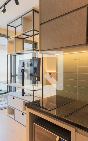 Studio para alugar com 29m², 1 quarto e sem vaga Studio para alugar com 29m², 1 quarto e sem vagaCozinha
