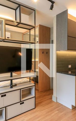 Studio para alugar com 29m², 1 quarto e sem vaga Studio para alugar com 29m², 1 quarto e sem vagaSala/Quarto