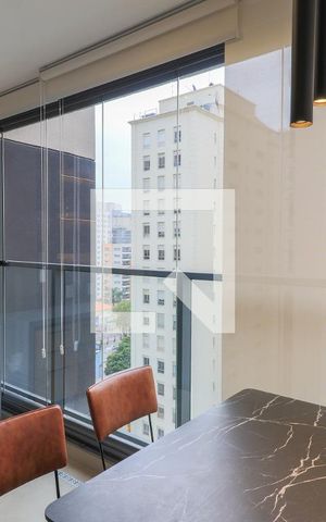 Studio para alugar com 29m², 1 quarto e sem vaga Studio para alugar com 29m², 1 quarto e sem vagaVaranda