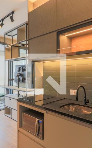Studio para alugar com 29m², 1 quarto e sem vaga Studio para alugar com 29m², 1 quarto e sem vagaCozinha