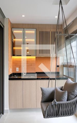 Apartamento à venda com 44m², 1 quarto e 1 vagaVaranda