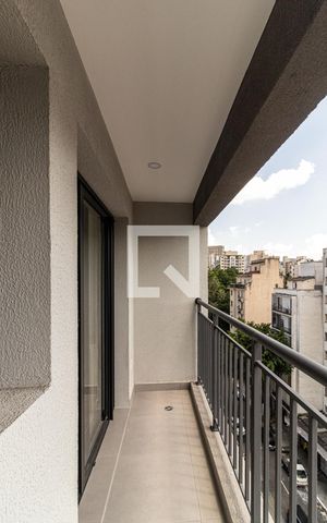 Studio à venda com 27m², 1 quarto e sem vagaVaranda