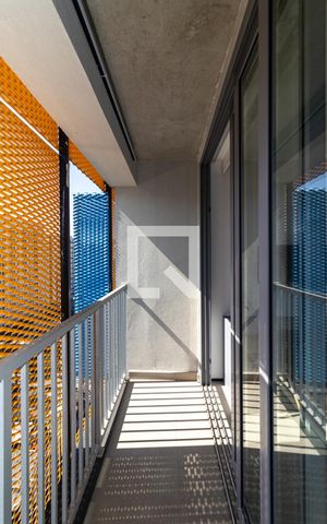 Studio à venda com 29m², 1 quarto e sem vagaVaranda