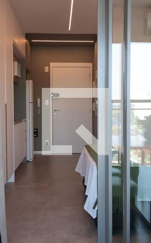 Studio à venda com 27m², 1 quarto e sem vagaVaranda