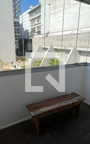 Apartamento para alugar com 49m², 1 quarto e 1 vaga Apartamento para alugar com 49m², 1 quarto e 1 vagaVaranda