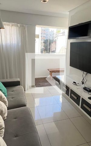 Apartamento para alugar com 49m², 1 quarto e 1 vaga Apartamento para alugar com 49m², 1 quarto e 1 vagaSala