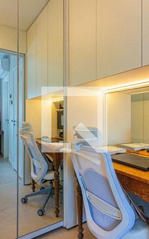 Apartamento à venda com 51m², 1 quarto e 1 vagaEscritório