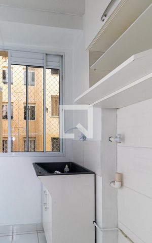 Apartamento à venda com 44m², 2 quartos e 1 vagaCozinha e Área de Serviço