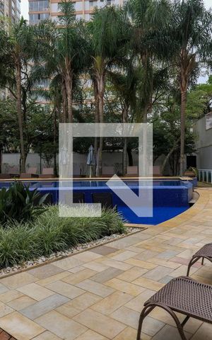 Apartamento para alugar com 49m², 1 quarto e 2 vagas Apartamento para alugar com 49m², 1 quarto e 2 vagasÁrea comum - Piscina
