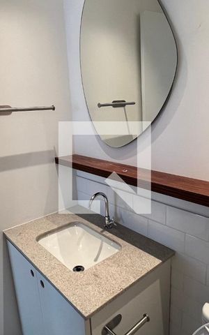 Apartamento para alugar com 31m², 1 quarto e sem vaga Apartamento para alugar com 31m², 1 quarto e sem vagaBanheiro